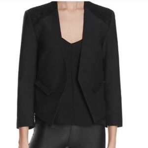 Generation Love Black Blazer with Lace